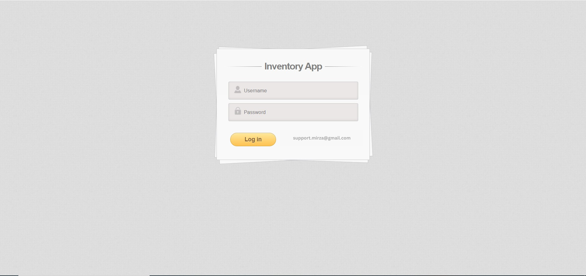 Inventory Stock Management App