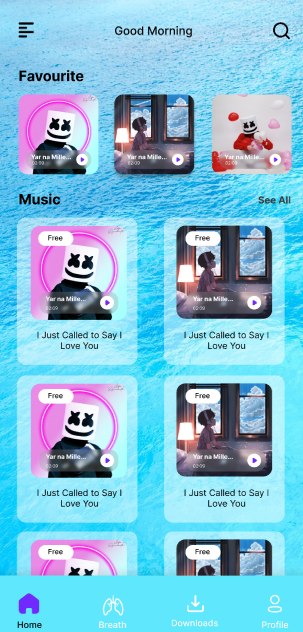 Mindful Hypnosis App Music Library